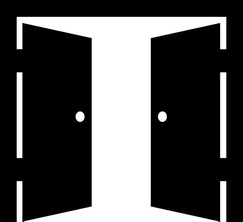 Doors Png Transparent Images Clipart Icons Pngriver Open Doors Icon