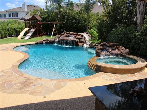 Natural Free Form Swimming Pools Design 265 — Custom Outdoors My Pool