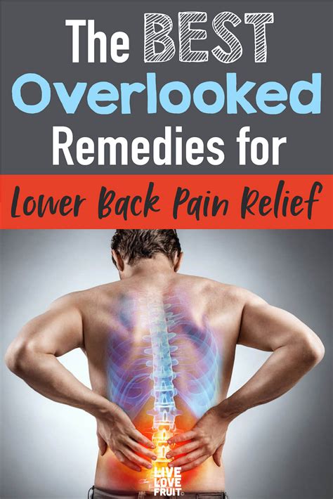 Overlooked Remedies For Lower Back Pain Relief Live Love Fruit