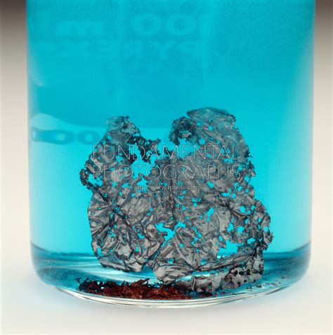 Science Chemistry Redox Reaction Copper Sulfate Aluminum Fundamental Photographs The Art Of