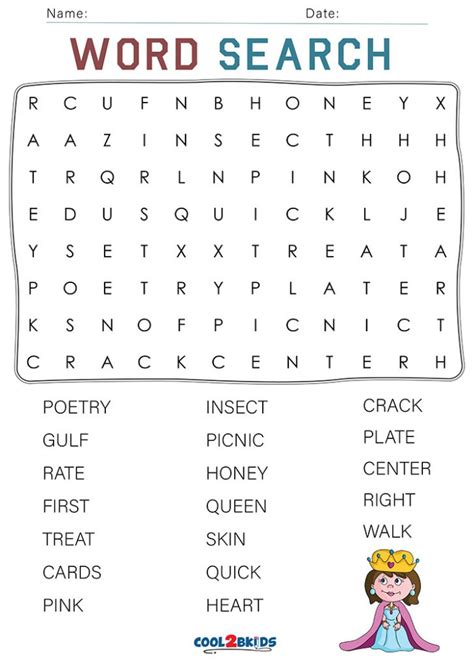 grade word search coolbkids