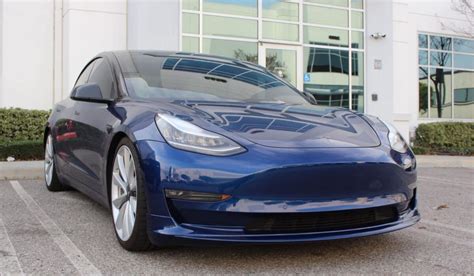 Tesla Model 3 Front Lip Spoiler By Unplugged Performance Teslarati