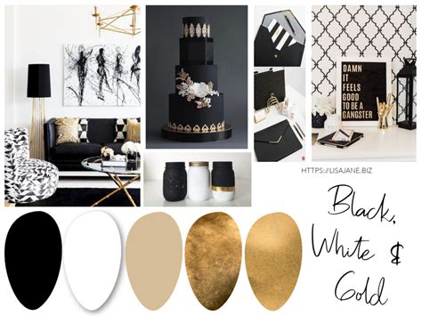 What Colors Go With Black And Gold