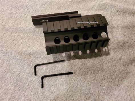 Us Machinegun 2 Piece Machined Quad Rail For Micro Draco Ak47 Ak 47