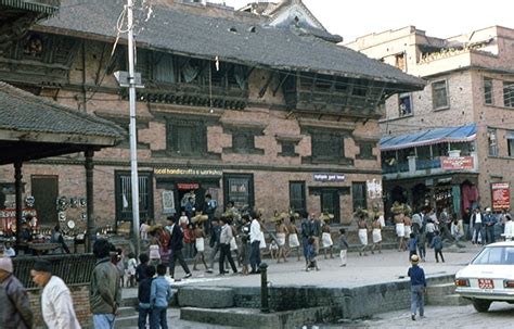 Bhadgaon Bhaktapur Procession De Moines Népal