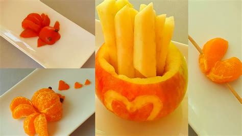 Fruit Cutting And Carving Tricks Fruit Decoration Ideas Creative
