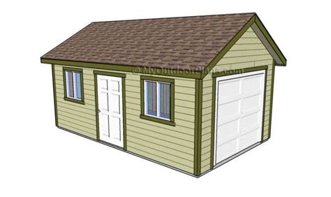 Garage Plans Outdoor Diy Shed Wooden Jhmrad 139388