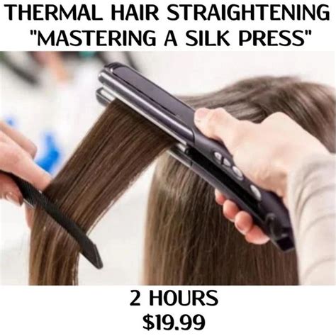 Thermal Hair Straightening “silk Press”