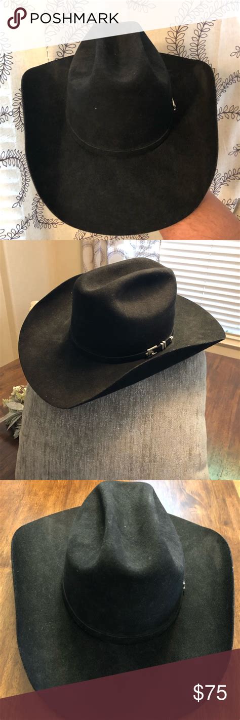 John B Stetson Buffalo Collection Black Hat Stetson Black Cowboy Hats
