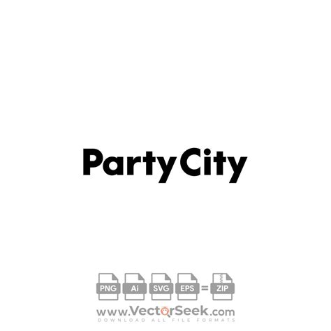 Black Party City Logo Vector Ai Png Svg Eps Free Download