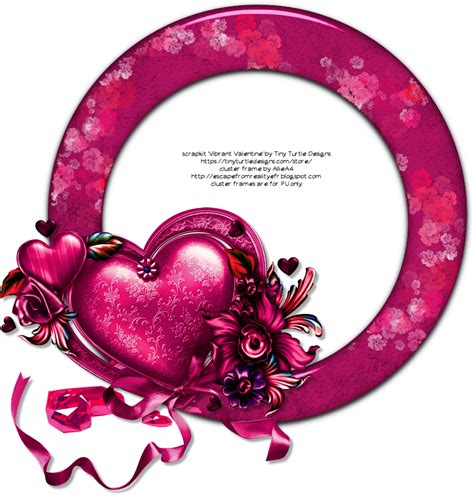 Escape From Reality Blog Ftu Vibrant Valentine Cluster Frames Ttd