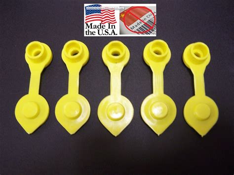 5 Yellow Fuel Gas Can Jug Vent Cap Blitz Wedco Scepter Essence Midwest Eagle Ebay