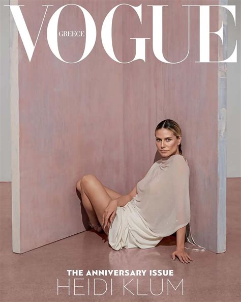 Heidi Klum Posó Para Vogue En Una Audaz Producción De Fotos A Meses De