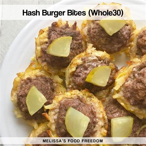 Hash Burger Bites Whole30 Recipe Burger Bites How To Eat Paleo