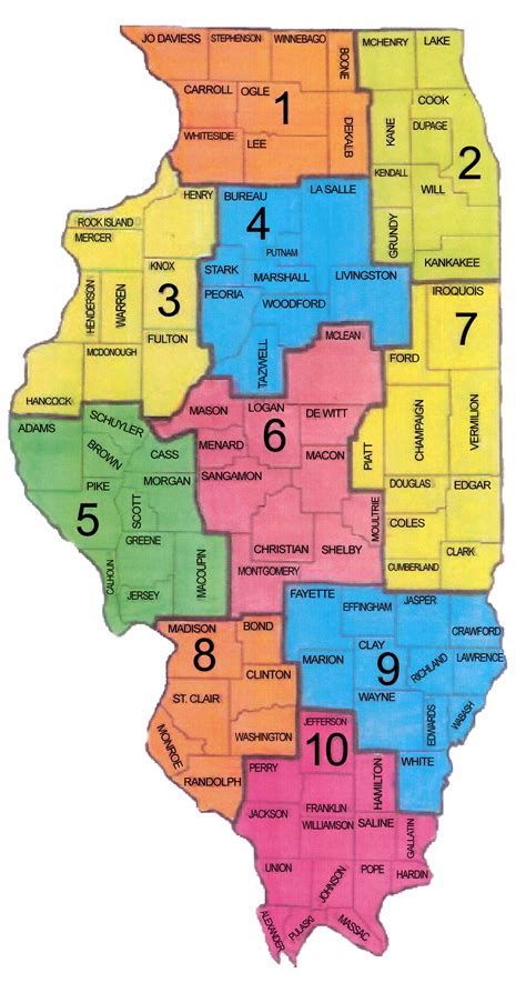 Il Congressional Districts Map