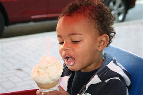 My First Ice Cream Cone This Is Weird Mama Larasimpkins Flickr