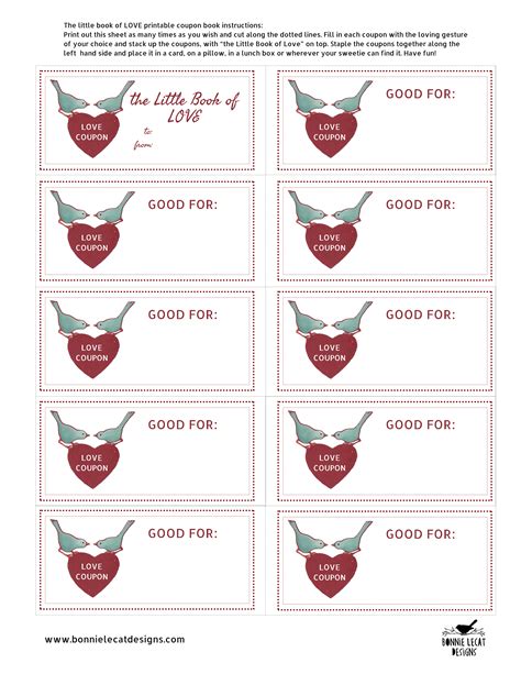 Free Printable Love Coupons Printable Free Templates Download