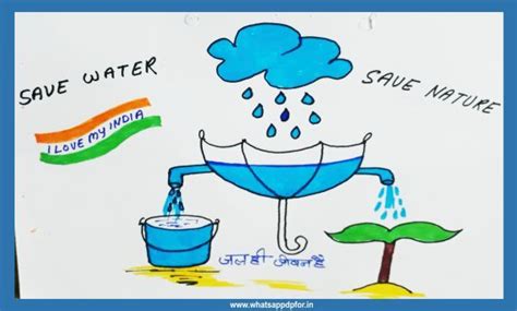 Best Water Conservation Drawing Save Water Drawing Water Pollution Drawing Save Water