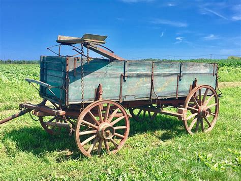 Antique Farm Wagon Photograph By Elizabeth Deering Fine Art America