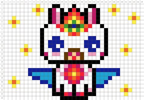 The advantage of transparent image is that it can be used efficiently. Licorne ailée kawaii - Pixel Art