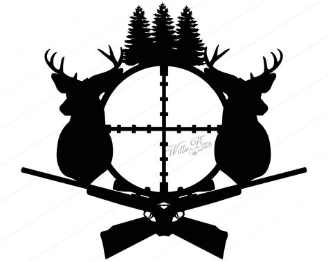 Deer Hunting Silhouette At Getdrawings Free Download