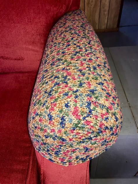 Designed by tiny owl knits. Powell River Books Blog: Crochet Sofa Armrest Covers