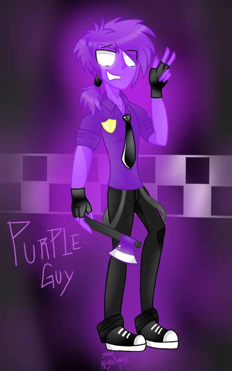 Fnaf Purple Guy By Gutsigunsii On Deviantart