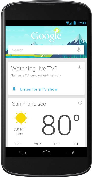 Check spelling or type a new query. Google Now update brings new TV and Google Offers cards