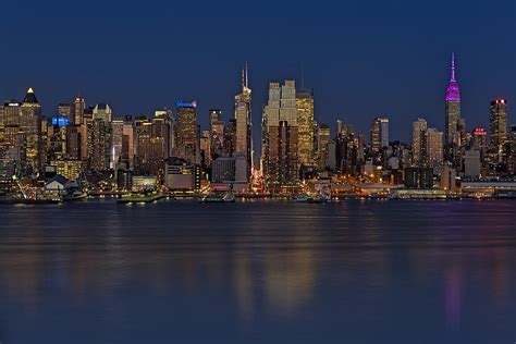 New York City Comes Alives At Sundown Photograph By Susan Candelario