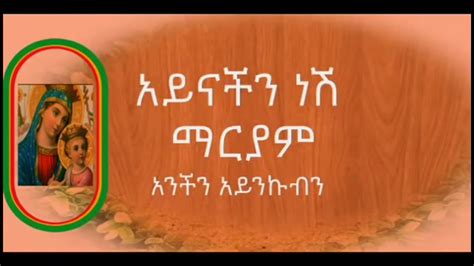 Tewodros Yosef Aynachin Nesh│አይናችን ነሽ│new Ethiopia Orthodox Mezmure