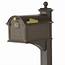 Whitehall Personalized Balmoral Monogram Mailbox Post Finial Package 