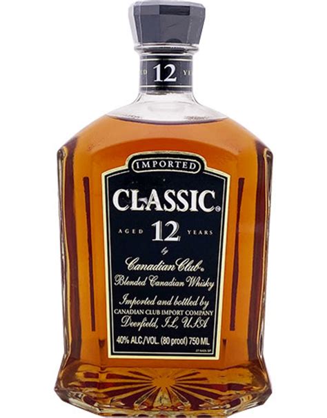 Canadian Club Classic 12 Canadian Club Whisky 750ml The Hut Liquor Store