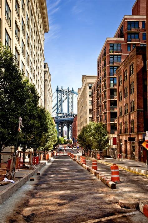 Washington Street Brooklyn New York Stock Image Image Of Bridge