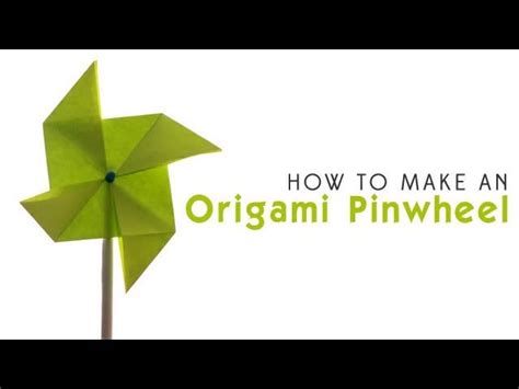 How To Make An Origami Pinwheel Crafts Road
