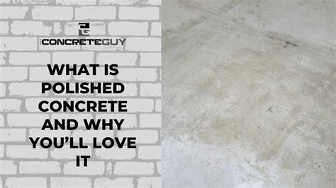 What Is Polished Concrete And Why Youll Love It The Concrete Guy