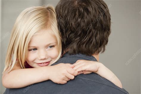 Father And Daughter Hugging Stock Image F0035519 Science Photo