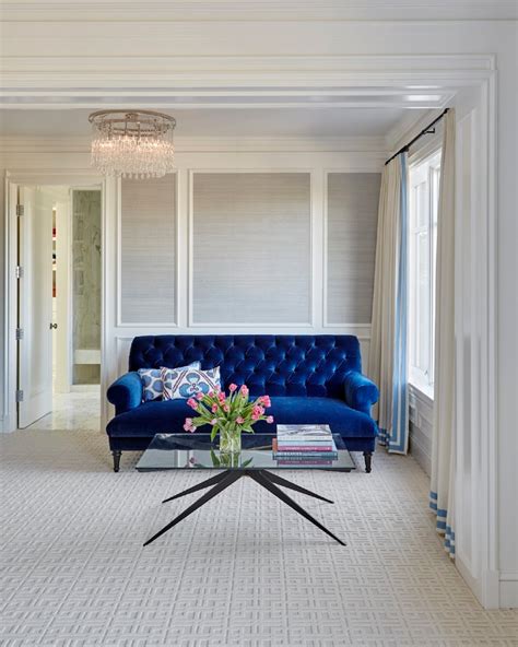 The room has closets in the rounded north wall on either side of the door to the west sitting hall, installed as part of the truman reconstruction (and duplicated in the private dining room). In the master bedroom, a tufted settee upholstered in blue ...
