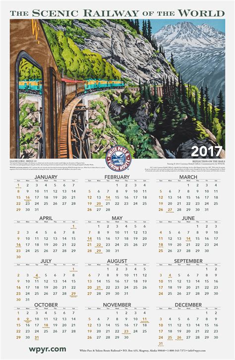 2017 Wall Calendar Printable Calendar