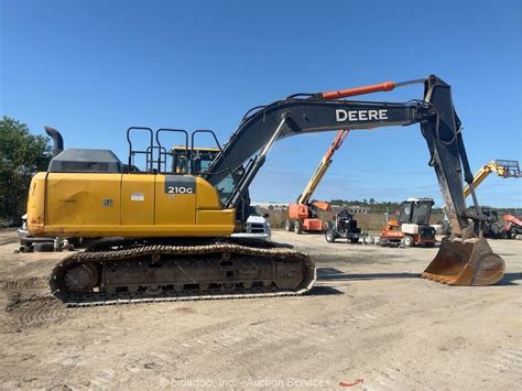 2019 John Deere 210g Hydraulic Excavator Trackhoe Ac Enclosed Cab