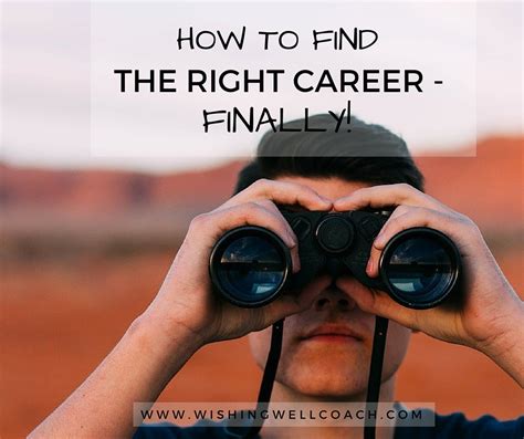 How To Find The Right Career Finally