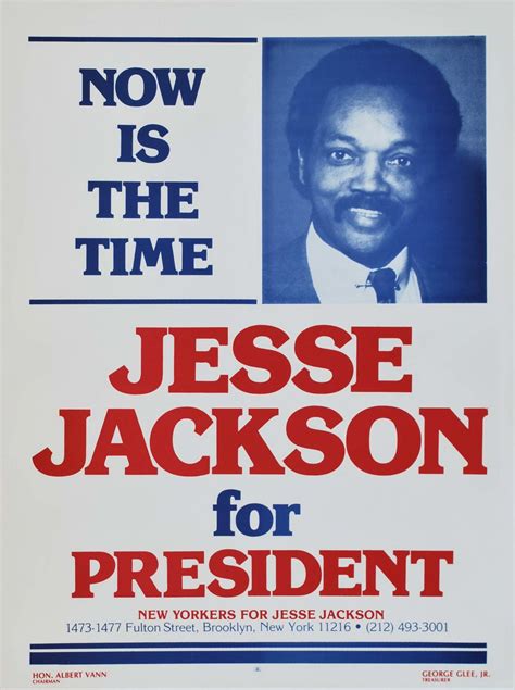 Jesse Jackson President And Senate Campaigns