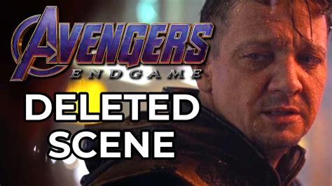 Avengers Endgame Deleted Scene Youtube