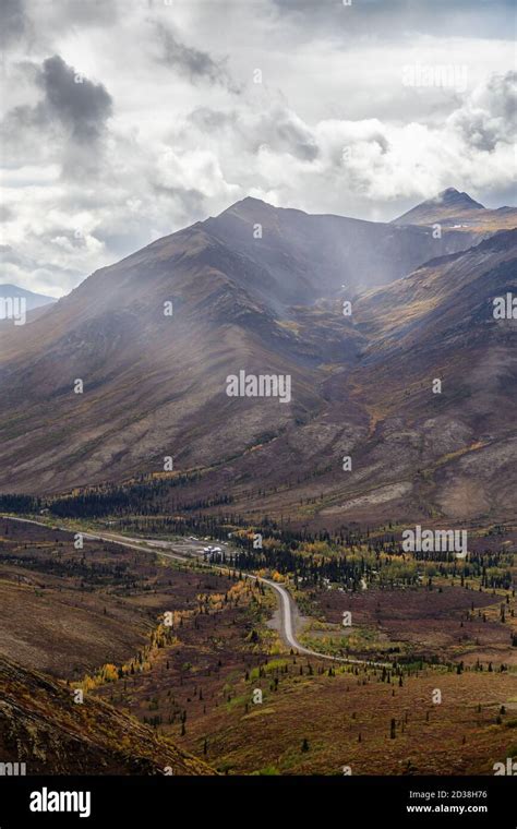Canadian Nature Landscape In Yukon Stock Photo Alamy