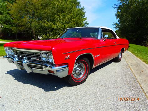 1966 Impala Ss Convertible 396 S Matching Exceptional Example
