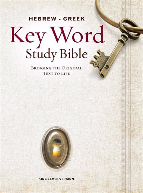 Kjv Key Word Study Bible Hardback By Zodhiates Spiros Baker Warr