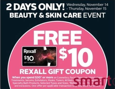 Rexall Pharma Plus Drugstore Canada 2 Days Beauty And Skin Care Event