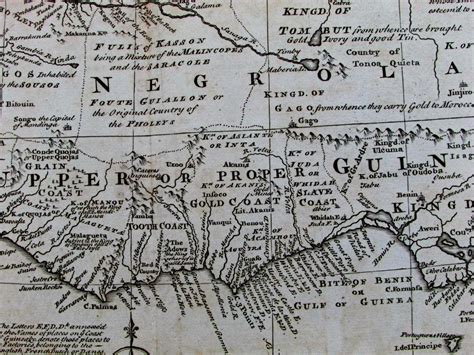 Negroland Map 1747 Amazon Com Historic Map Atlas Map Negroland And