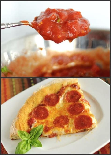 Slowly combine the water through the feed tube, until a sticky ball of dust a pizza peel with half of the semolina flour. New York Style Pizza Crust & Sauce Recipe - Dine and Dish