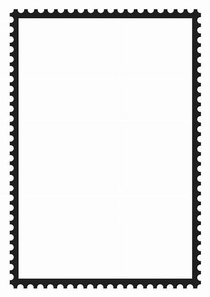 Rectangular Coloring Stamp Postage Pages Tag Square