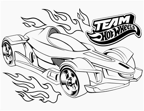 Hot Wheels Racing League: Hot Wheels Coloring Pages - Set 5